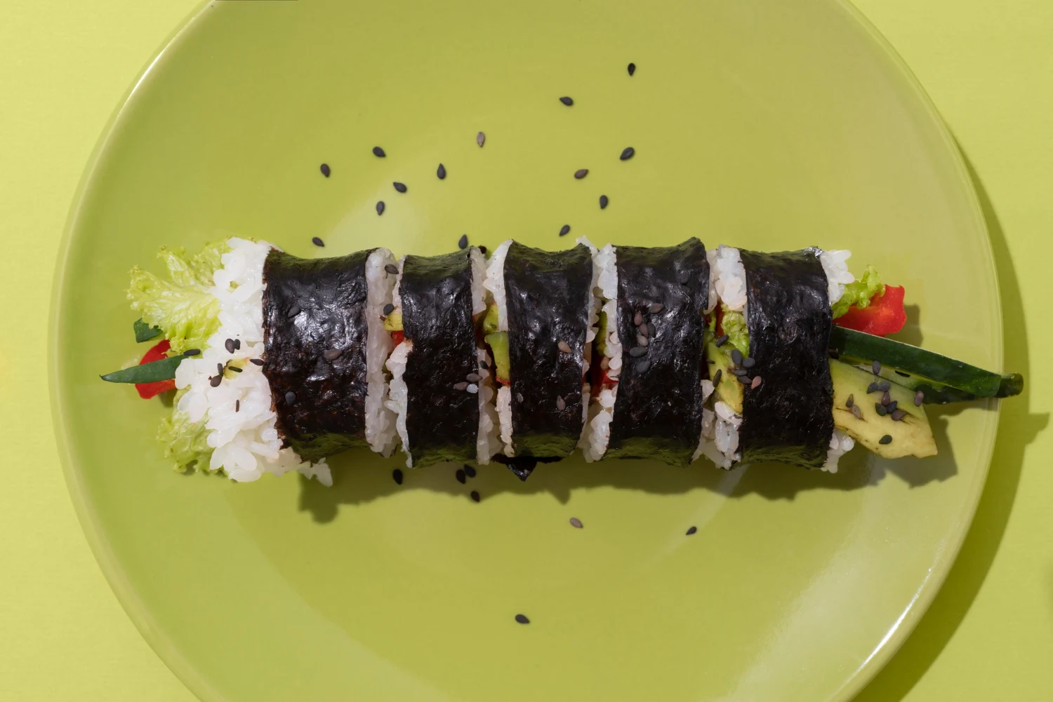 Vegetarian sushi
